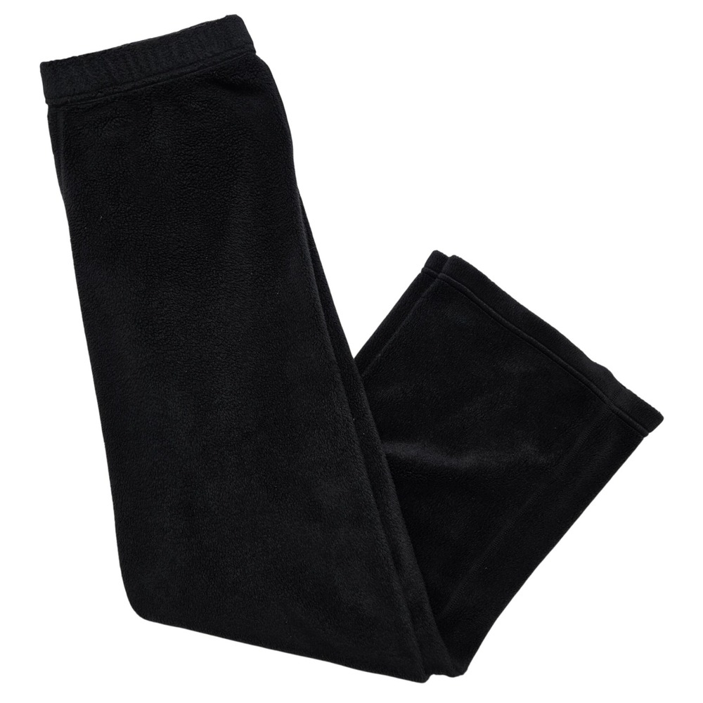 Patagonia Womens Black Fleece Wide Leg Sweatpants Medium Gorpcore Retro Outdoors